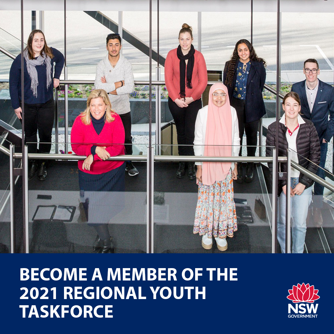 Applications for 2021 Regional youth Taskforce